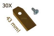 30X 4,3CM lame titane robot