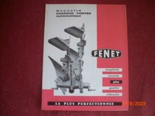ANCIENNE  BROCHURE   PUBLICITAIRE   CHARRUES   FENET