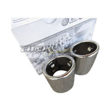 2x Original Embout D'Échappement Ouverture Inox Chrome Seat à Partir De 60mm