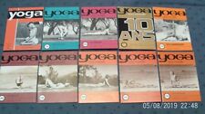 ANDRE VAN LYSEBETH - LOT de 10 NUMEROS / Revue YOGA 72 - 1969 à 172 - 1979