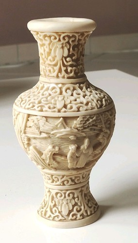 Ancien vase balustre chinois - vase,