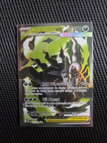 Carte pokemon méga darkrai - darkrai, ex