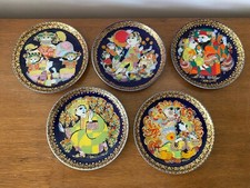 Série De 5 Anciennes Assiettes ROSENTHAL Céramique Décor Aladin Germany #B981