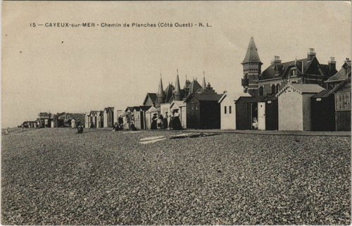 Cpa cayeux sur mer - chemin, de