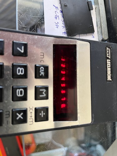 Calculatrice vintage saft - calculatrice,