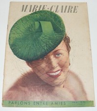 MAIRIE CLAIRE DÉCEMBRE 1938 / MAGAZINE MODE FÉMININ PUBLICITÉS ROMANS /B3518