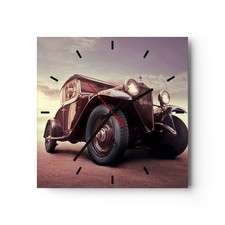 Horloge murale en verre