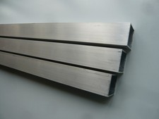 LOT de 3 tubes carrés aluminium (6060) - 40 X 2 mm X long. 1000 mm = 100 cm