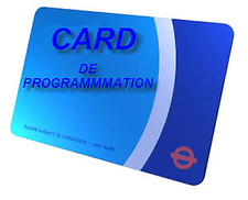 CARTE DE PROGRAMMATION pour
