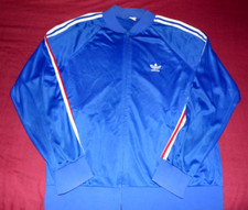 Veste De Survêtement Adidas Ventex Officiel Equipe De France Années 80 Taille XL