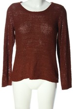 ONLY Pull en maille fine Dames Pull T EU 38 brun style décontracté