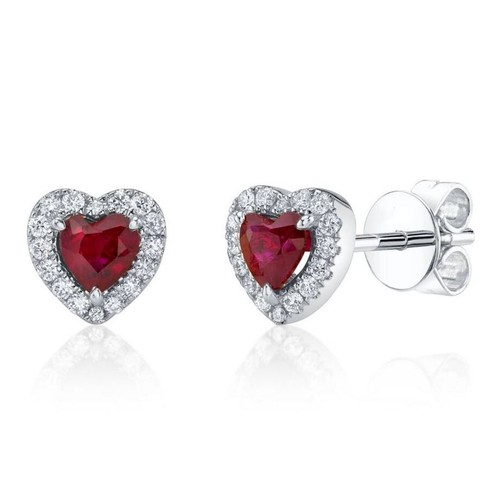 Coeur coupe rubis boucles - coupe,