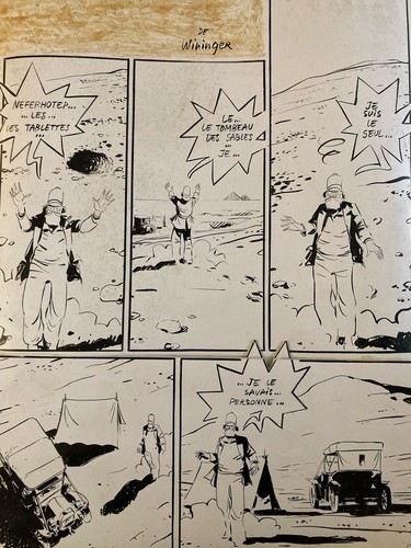Très belle planche originale - très,