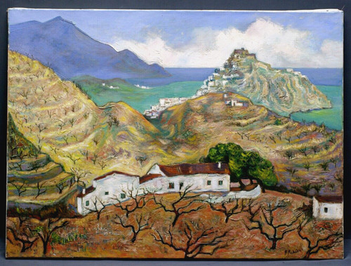 Tableau acrylique sur toile - acrylique,