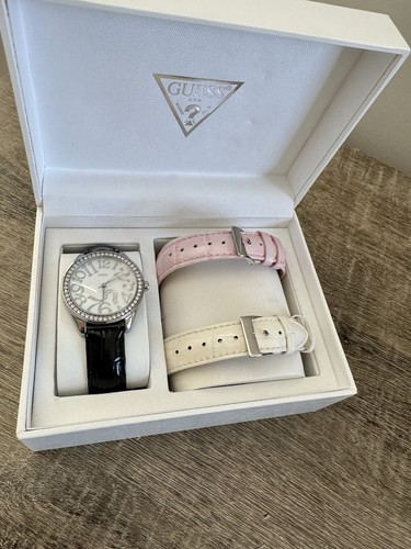 Guess white pink black - guess, white+pink+black