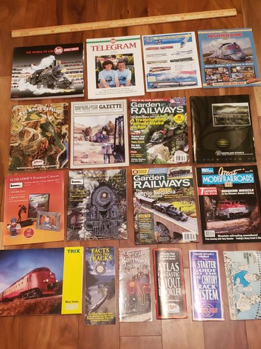 Vintage model railroad catalog - model,