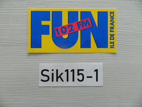 Autocollant radio fun - radio, 102