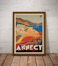 Affiche-Poster ville  Annecy