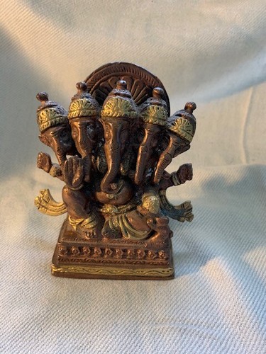 Statue ganesh bronze - statue,
