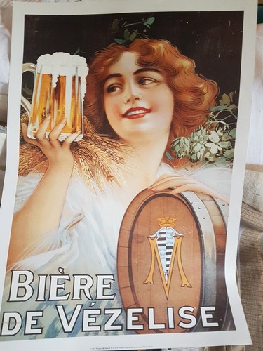 Affiche biere vézelise - affiche, de