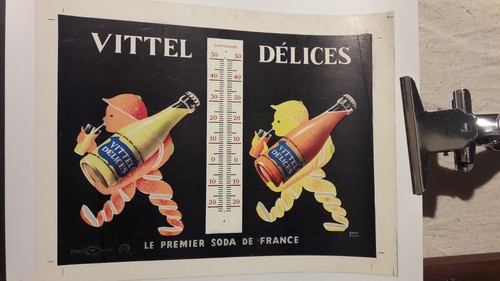 Affiche vittel delices deco - vittel,