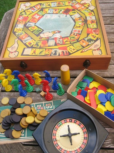Ancien coffret jeu - ancien, de