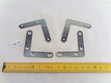 4 Equerres de cadre 50 x 50 mm en acier zingué  encadrement  (CW66)