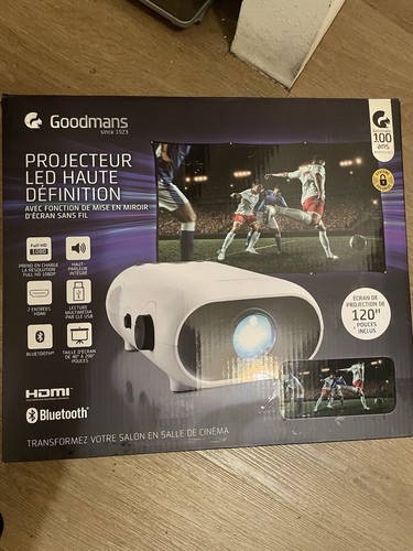 Goodmans projecteur led 1080p - projecteur,