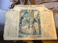 CALENDRIER  de l'EMPIRE