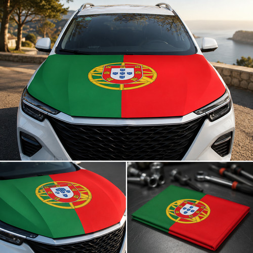 Drapeau portugal voiture - drapeau,
