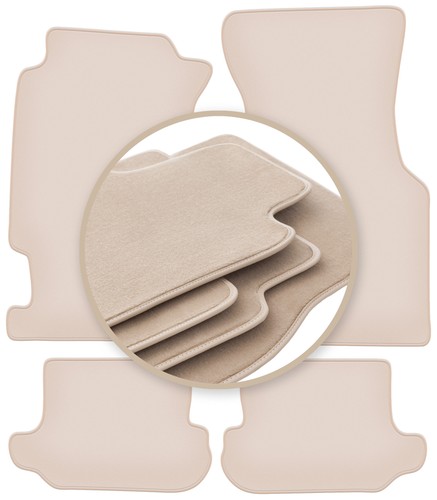 Premium fußmatten beige für - premium-fußmatten,