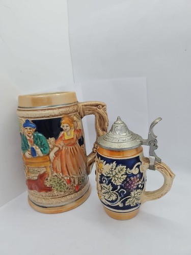 Chope biere emaillee - biere, (2)