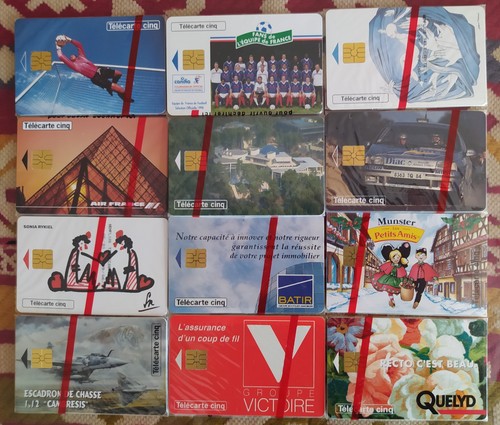 France telecartes neuves - france,