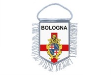 fanion mini drapeau pays voiture souvenir blason bologne bologna italie
