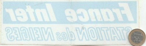 Autocollant radio france - autocollant., radio.