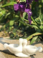 POIVRIÈRE SALIÈRE EN OPALINE