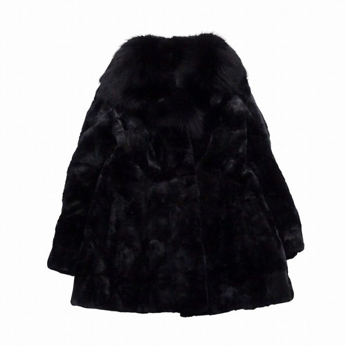 Veste manteau fourrure - manteau, emba