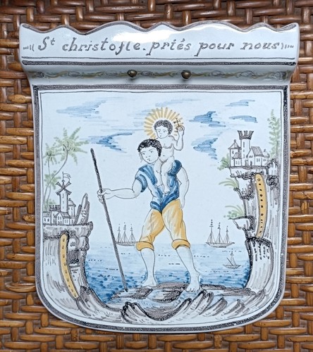 Rare plaque faïence moustiers - rare,