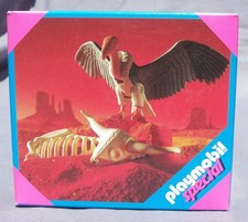 PLAYMOBIL 4503 VAUTOUR squelette vache western cow boy desert BOITE NEUVE