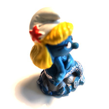 Figurine Schleich Schtroumpfette : Schtroumpfette Sirène avec queue bleu 1981