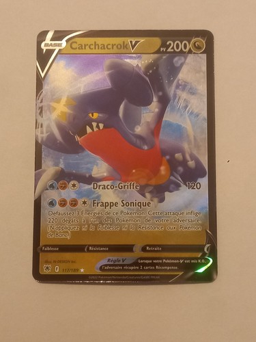 Carte pokemon carchackrok - pokemon, v