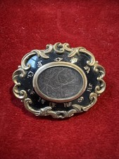 Broche de deuil ancienne