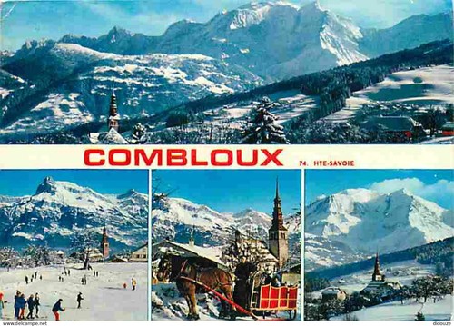 Carte postale combloux - postale,
