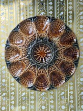 Plat à huîtres en terre