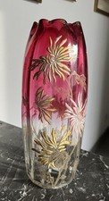 Magnifique Vase Olga En Verre