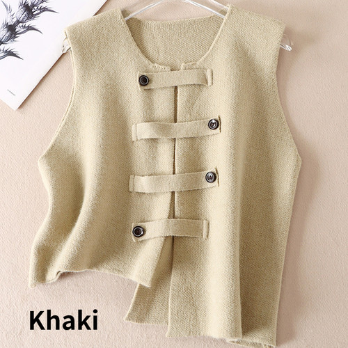 Femme gilet tricoté - tricoté,