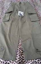 FRENCH 1950s MEN MILITARY M47 FIELD PANTS~GREEN GABARDINE~DATED 1954~NOS~W:31/32