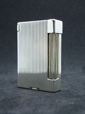 PARKER ROLLER BEACON 49 Briquet essence Plaqué argent lighter petrol Feuerzeug