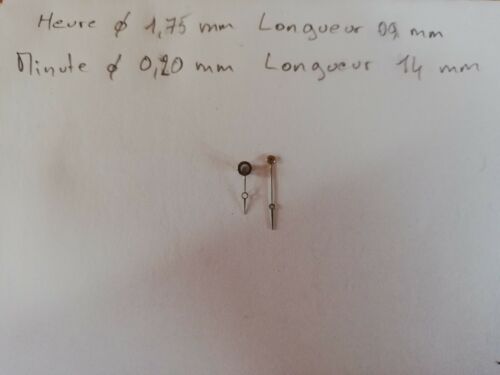 Aiguille pour montre gousset - pour,