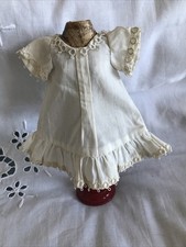 Ancienne Petite Robe Poupée Porcelaine 